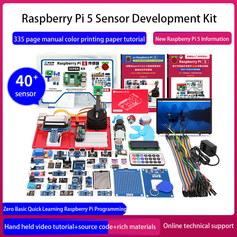 Raspberry Pi 5 8Gb Kit - Raspberry Pi 5 Sensor Development Kit