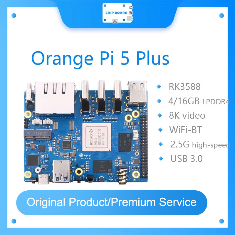 Radxa Rock 5B 16Gb - Orange Pi 5 Plus Single Board