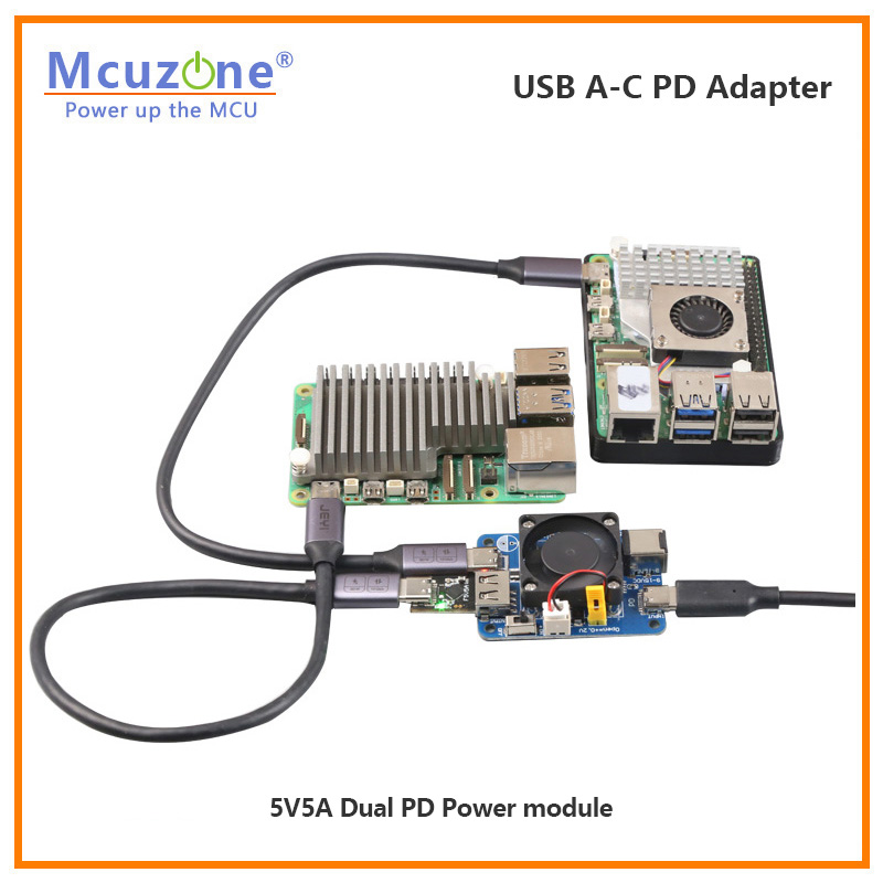 Raspberry Pi5 USB A-C PD Adapt - đánh giá và giá Banana Pi Bpi-M5