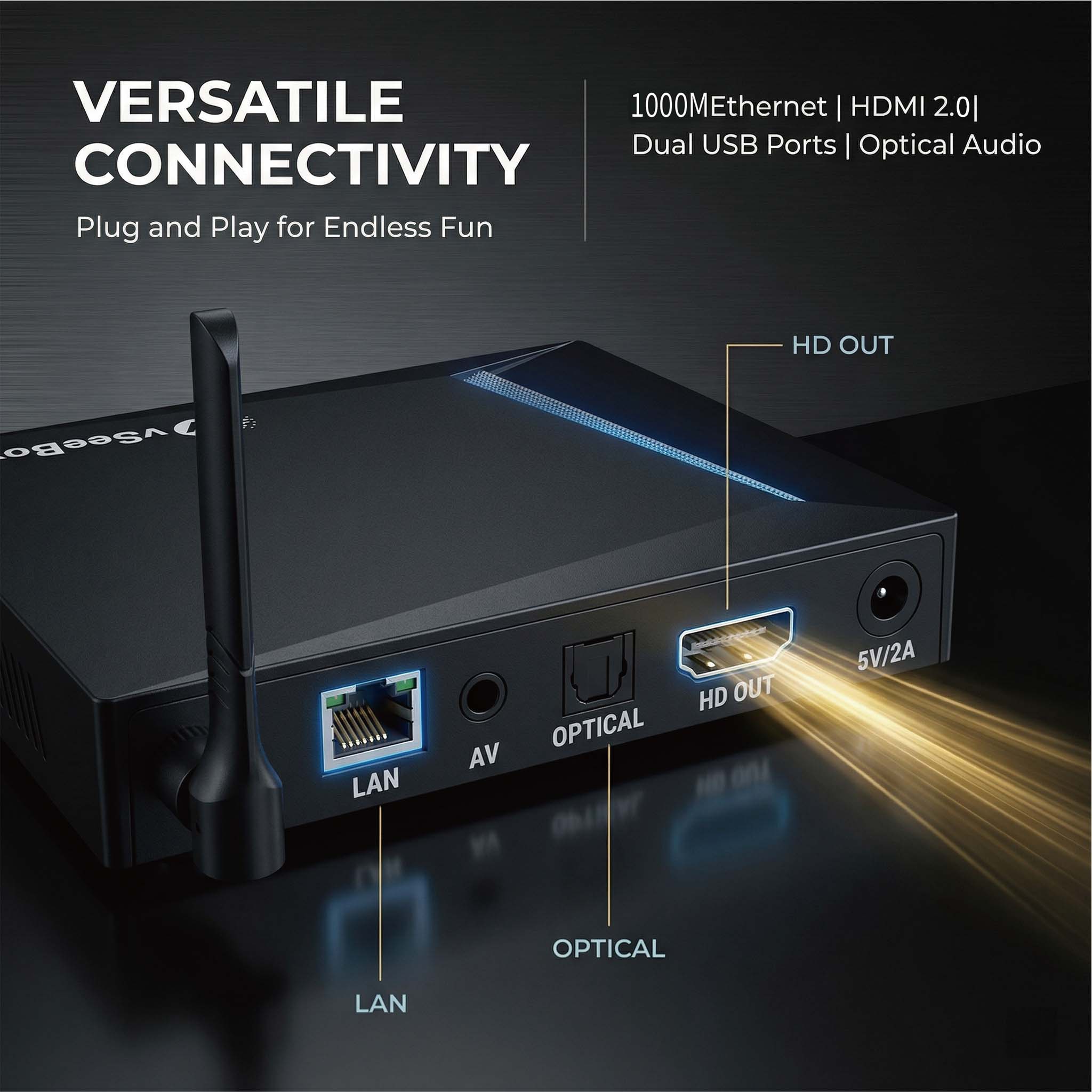 VSeeBox V6 Pro 2026 Newest, 4G - đánh giá và giá Khadas Vim4 8Gb